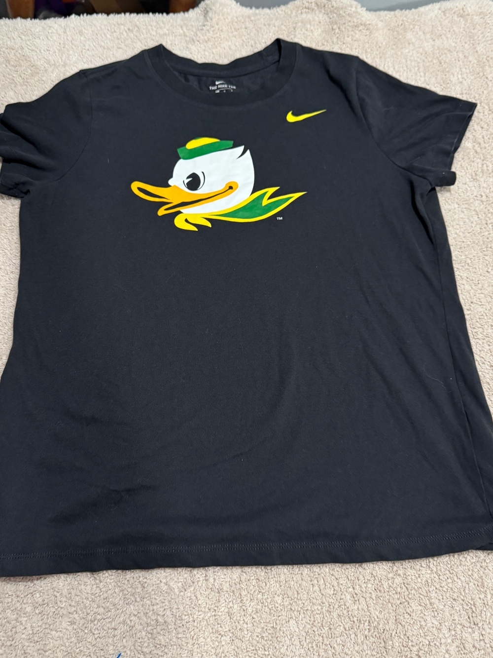 Nike Dri‑Fit Oregon Ducks Mascot Tee Black Men’s Large